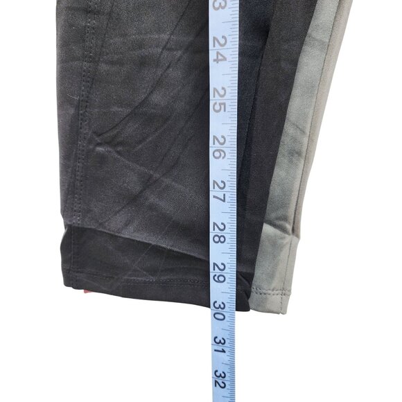 Womens 3-Piece Stretchable maternity pregnancy leggings Trio Black Red Size S - Picture 8 of 8